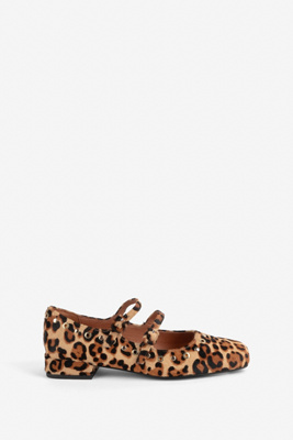 Intentionally Blank Venezuela Double-strap Mary Jane Flats In Multi