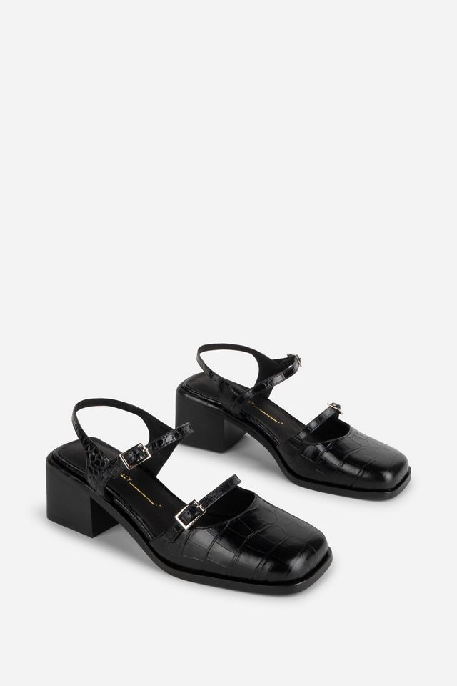 Intentionally Blank Mitzi Ankle-Strap Block Heels #2