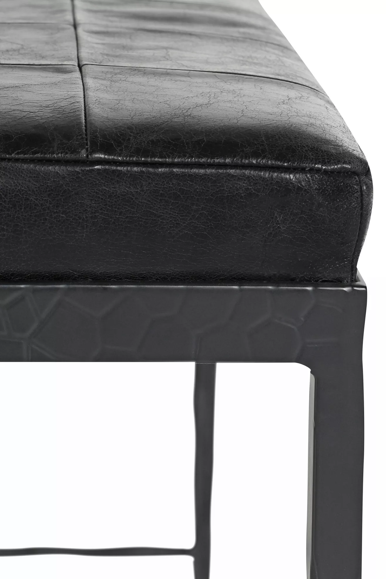 Malo Leather Bench - thumbnail 4
