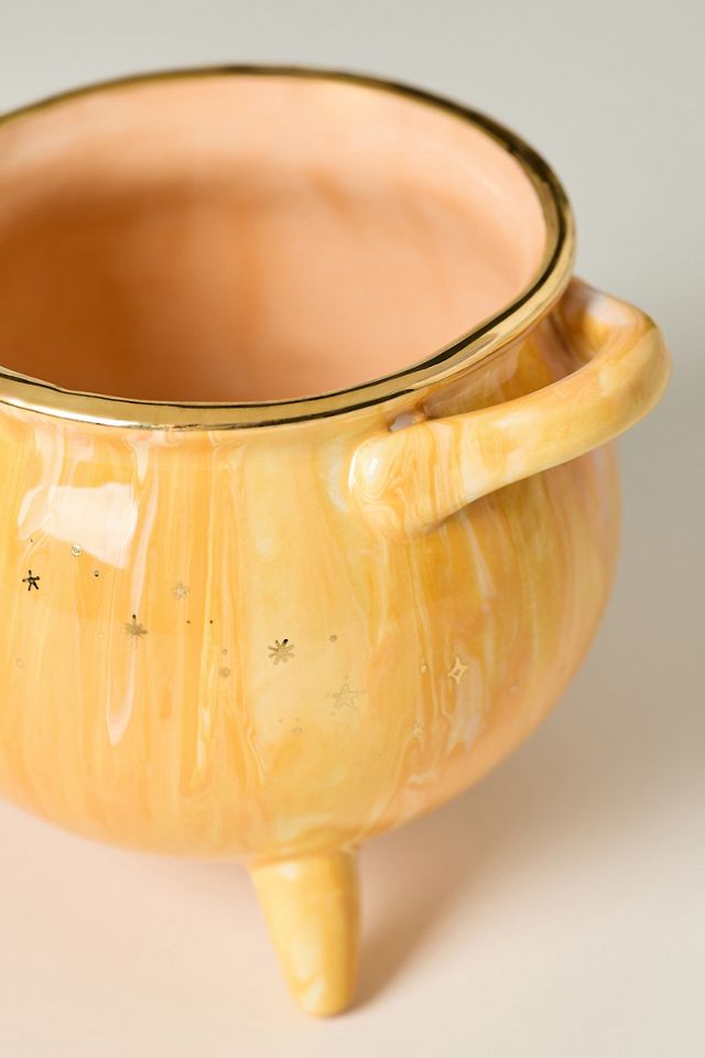 Ceramic Cauldron Decorative Object #2