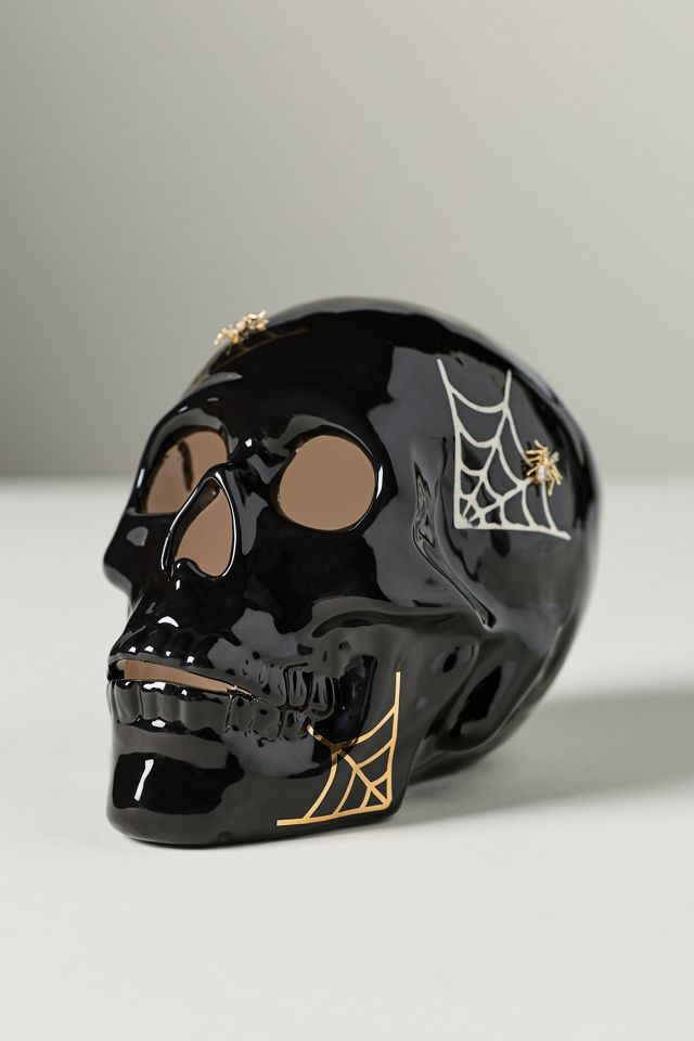 Ceramic Skull Decorative Object #1