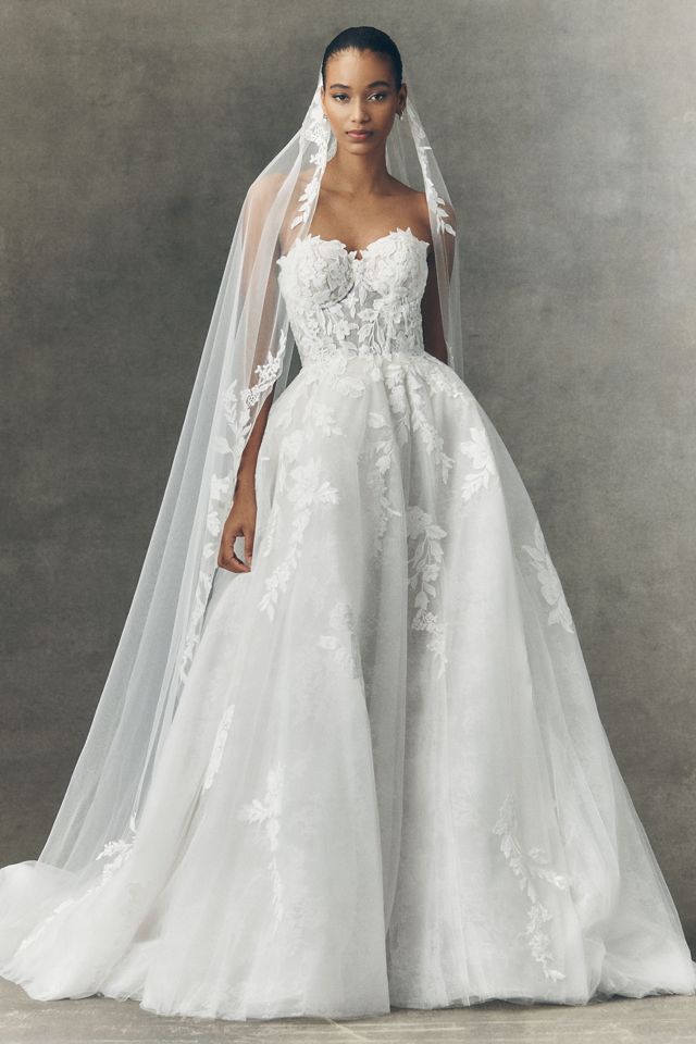 Anthropologie Weddings x Pronovias Tarya Floral Cathedral Veil #2