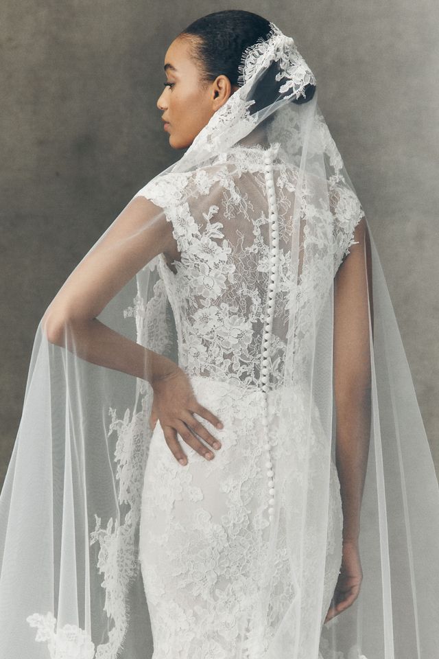 Pronovias x Anthropologie Weddings Eika Lace Cathedral Veil #2