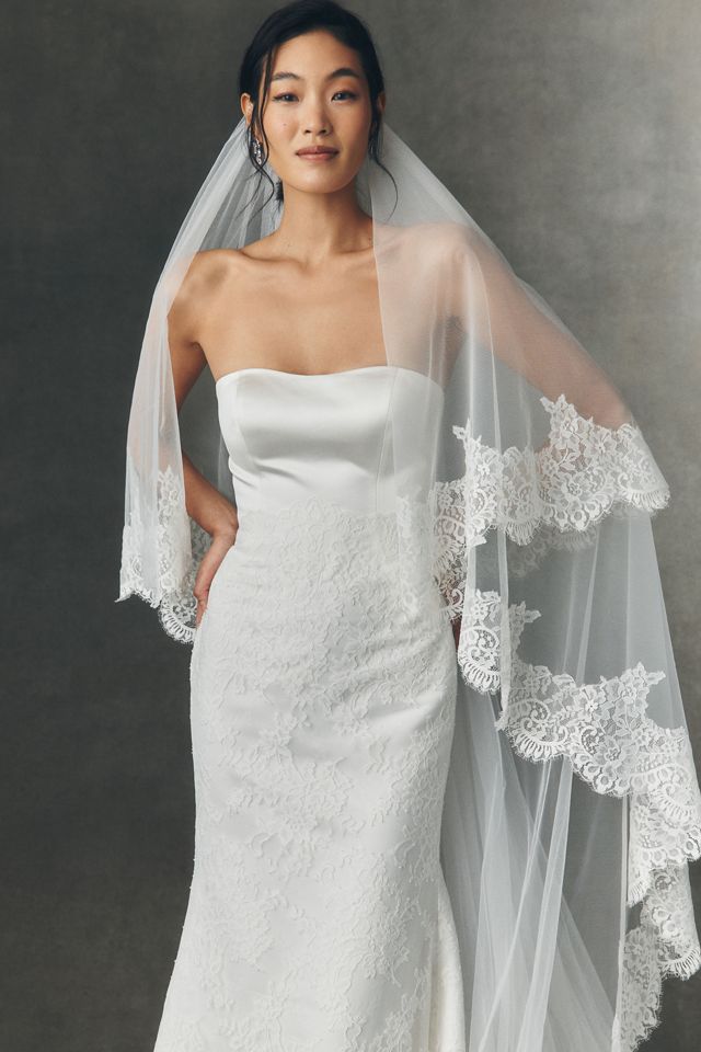 Anthropologie Weddings x Pronovias Lace Cathedral Veil #2