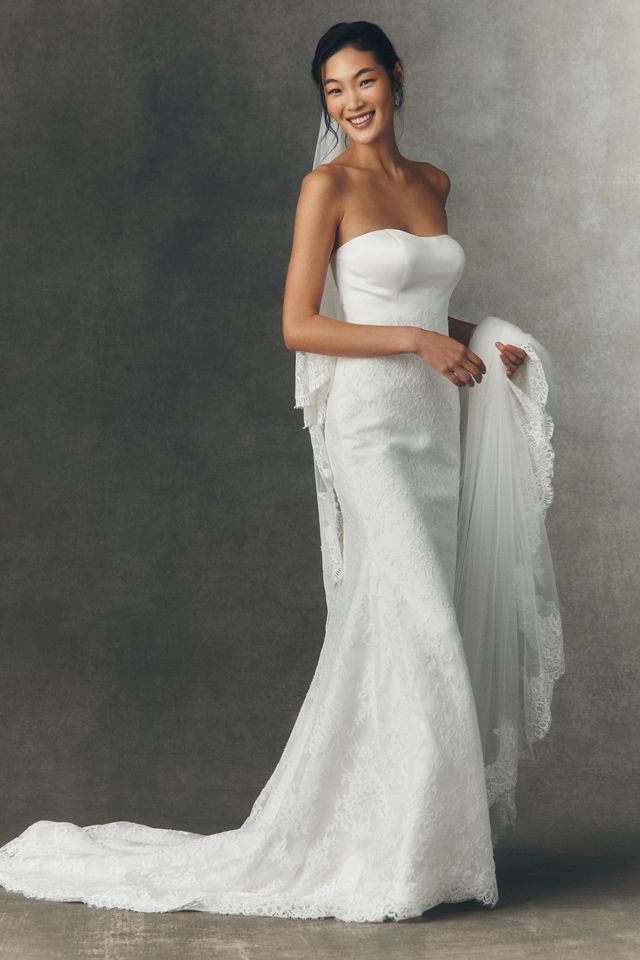 Anthropologie Weddings x Pronovias Lace Cathedral Veil #3