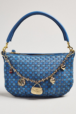 By Anthropologie Metal Gem Purse Bag Charm In Gold