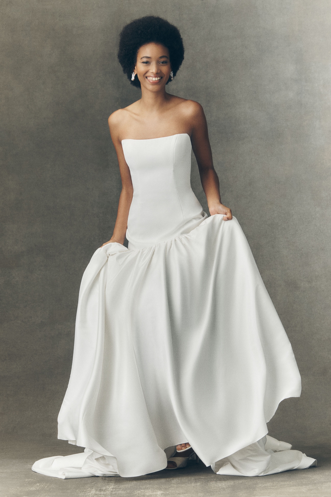 Jenny by Yoo Sienna Strapless Drop-Waist Wedding Gown