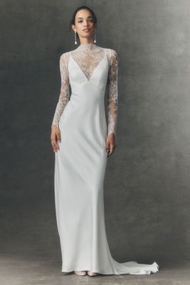 V-Neck Wedding Dresses and Gowns