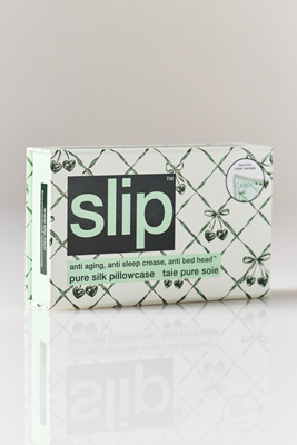 Slip Queen Silk Pillowcase In Green
