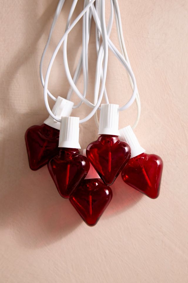 Stargazer Garden Lights, Set of 21 Bulbs, Sweet Hearts | Anthropologie