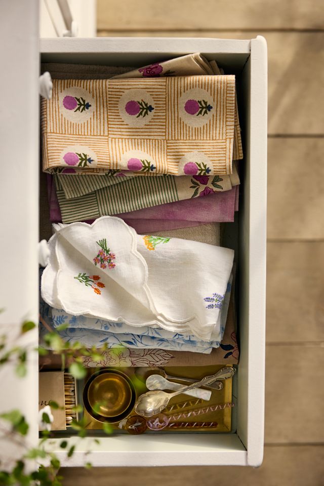 Lilac Sun Print Linen Napkins, Set of 2 #2