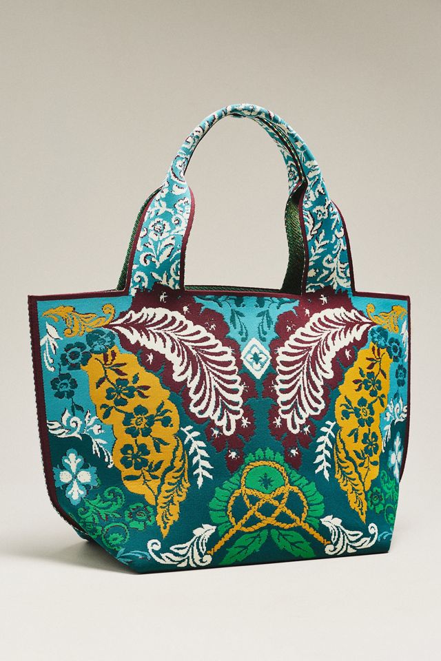 ALÉMAIS Villa Romantica Jacquard Maxi Tote Bag #1