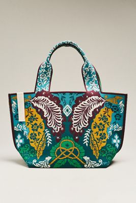 ALÉMAIS Villa Romantica Jacquard Maxi Tote Bag