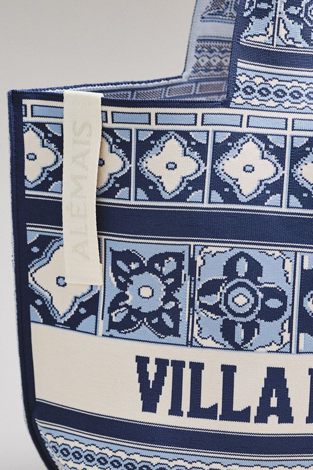 ALÉMAIS Villa Romantica Jacquard Maxi Tote Bag #2