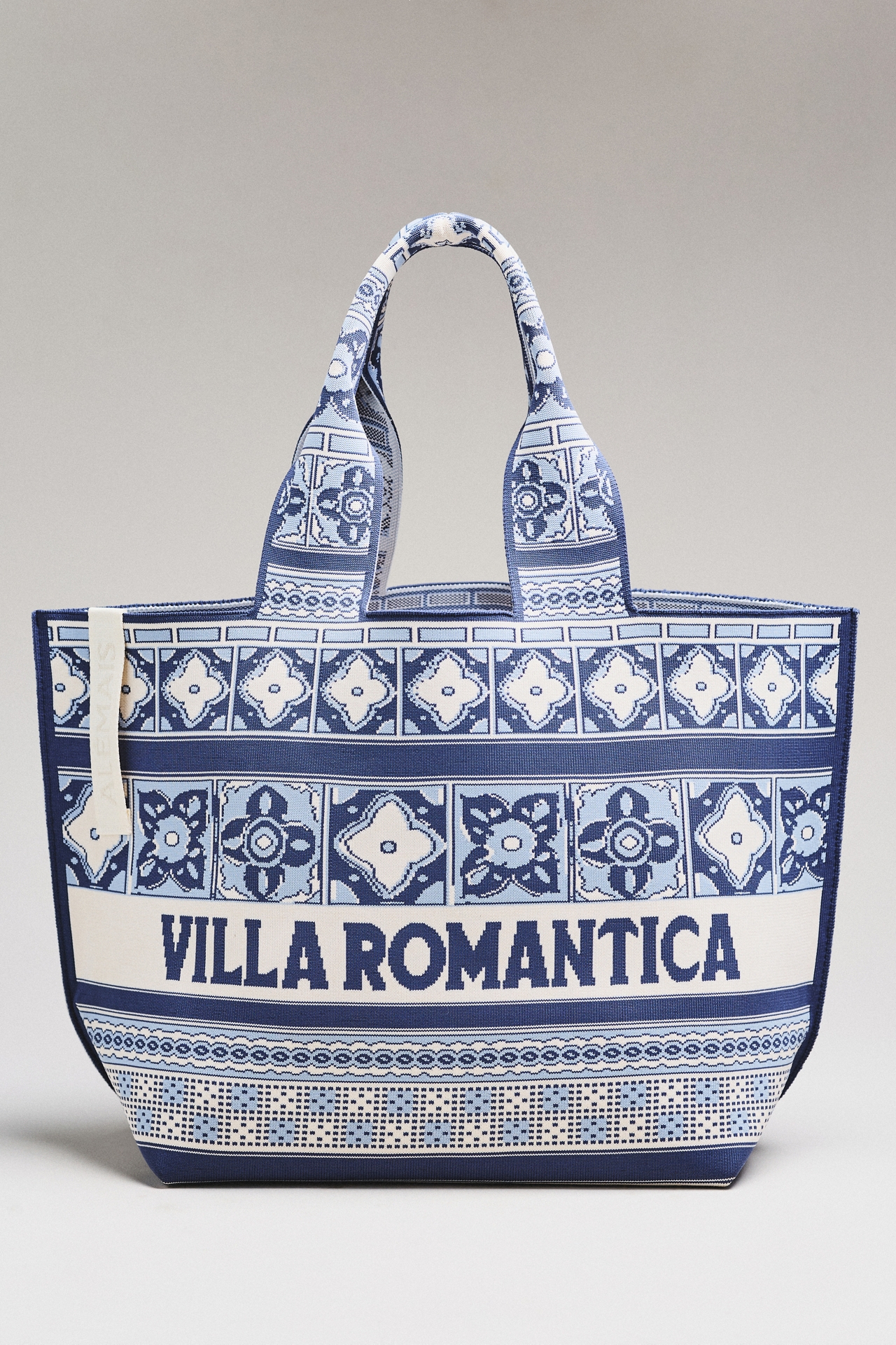 ALÉMAIS Villa Romantica Jacquard Maxi Tote Bag