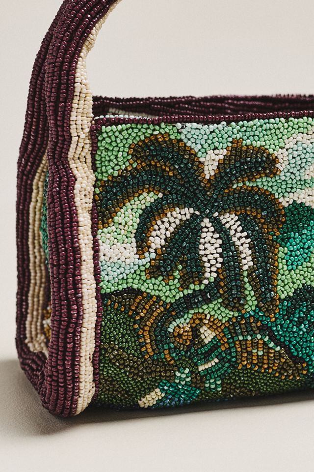 ALÉMAIS Desert Beaded Mini Barrel Bag #2