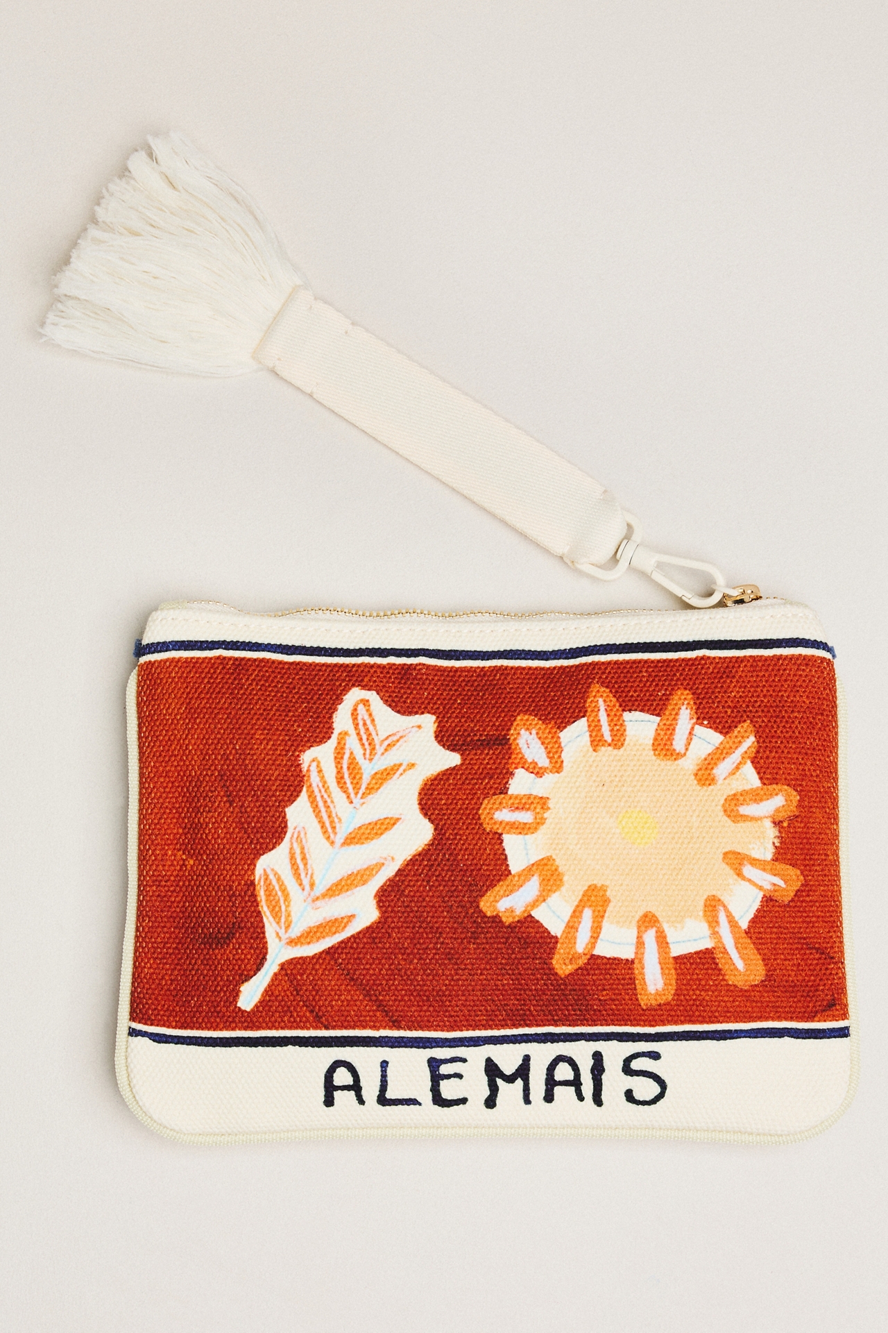 ALÉMAIS Soleil D'amour Patch Zip Pouch