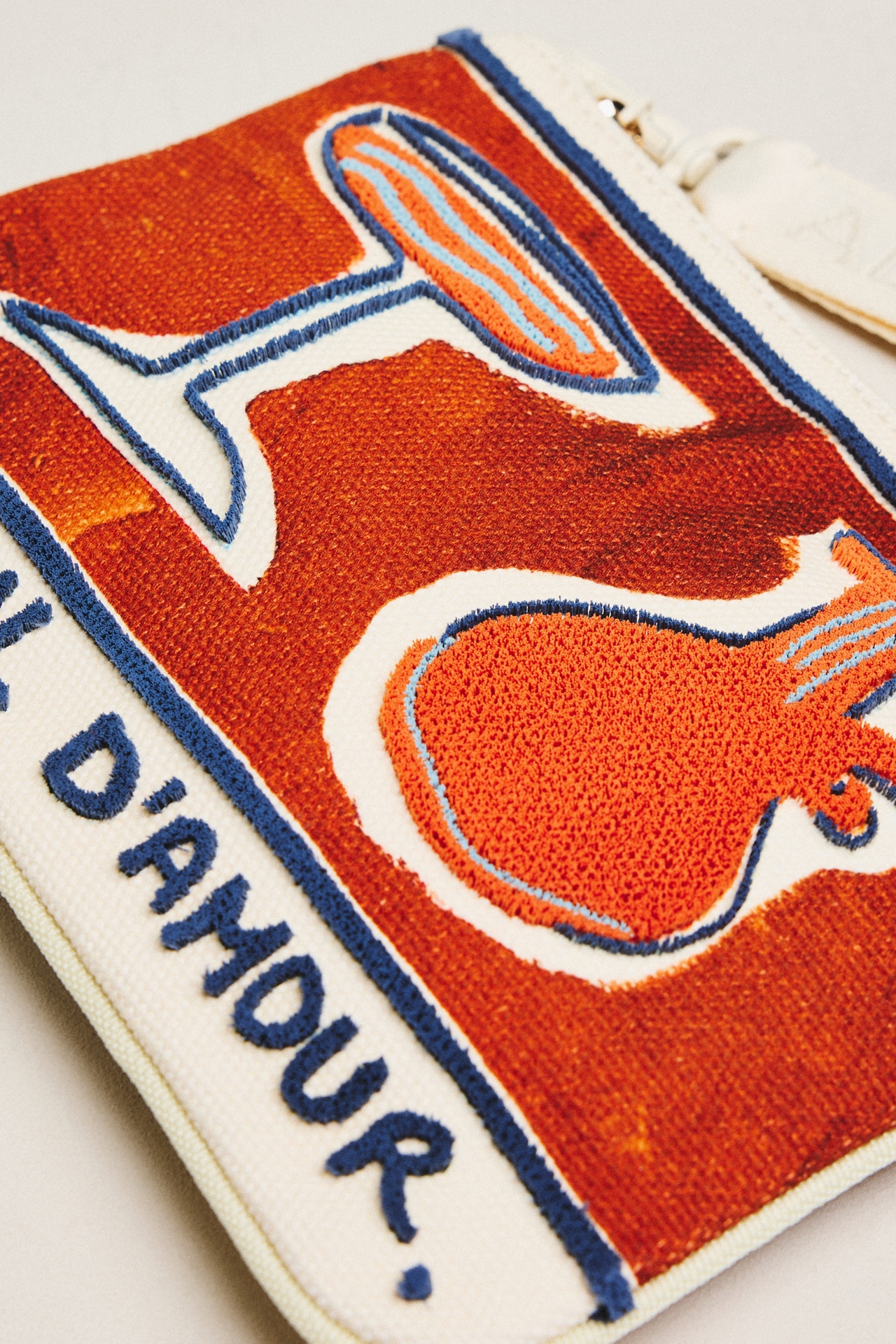 ALÉMAIS Soleil D'amour Patch Zip Pouch