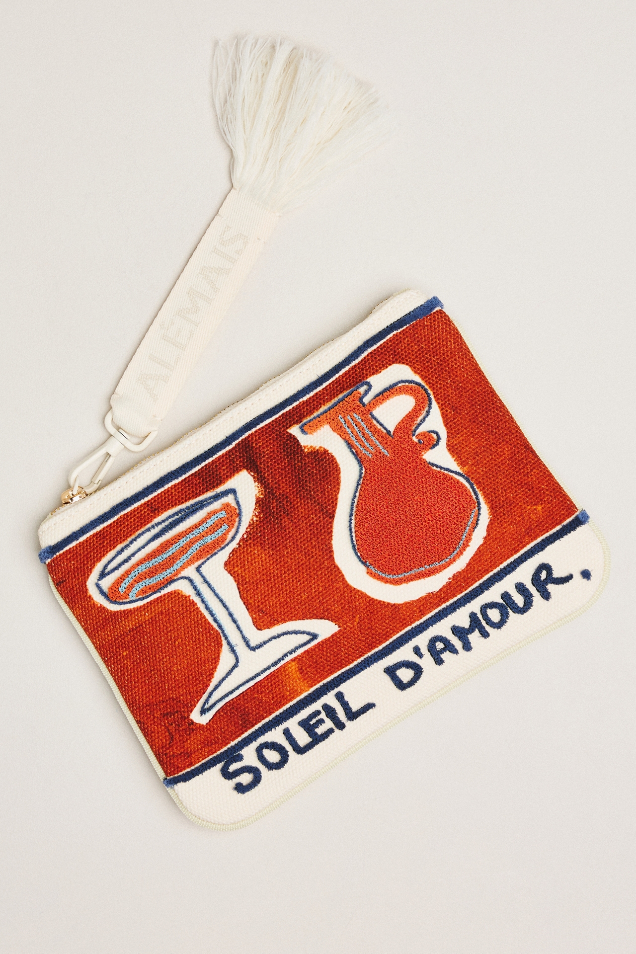 ALÉMAIS Soleil D'amour Patch Zip Pouch