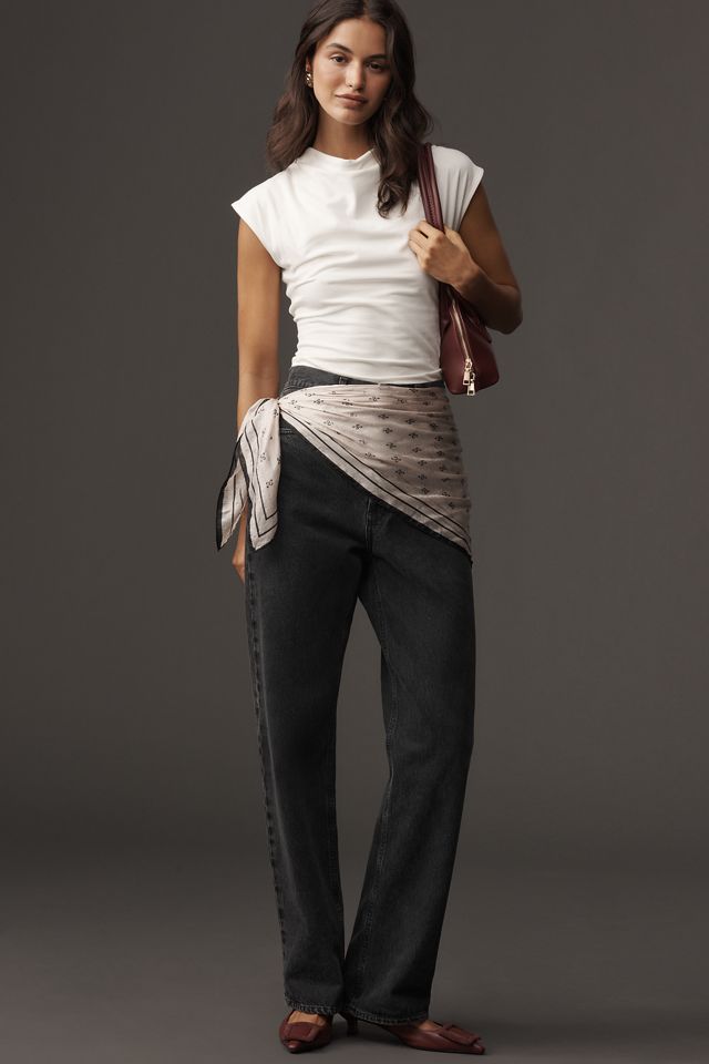 Maeve Large Printed Silk Scarf #2