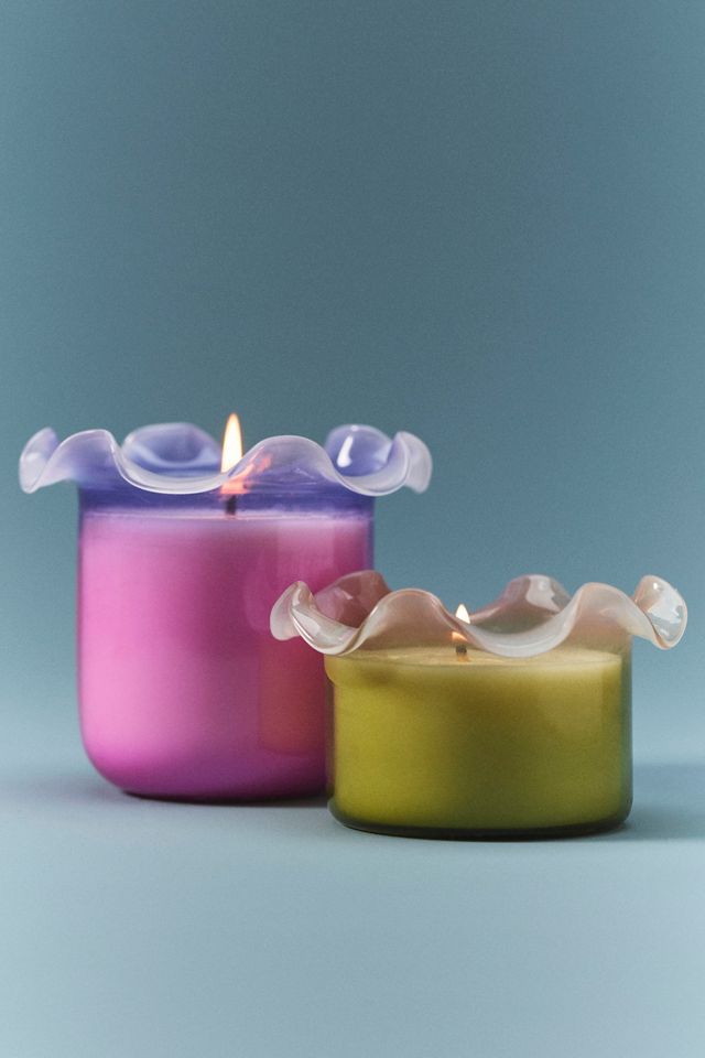 Ruffle Top Fruity Orange Blossom & Santal Glass Candle #1