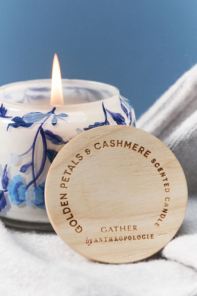 The Gather Candle by Anthropologie: Floral Golden Petals & Cashmere #1