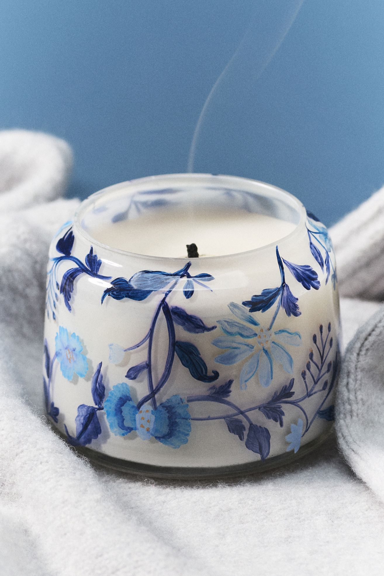 The Gather Candle by Anthropologie: Floral Golden Petals & Cashmere - Golden Petals & Cashmere, XS