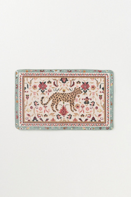Parcie Printed Cotton Bath Mat