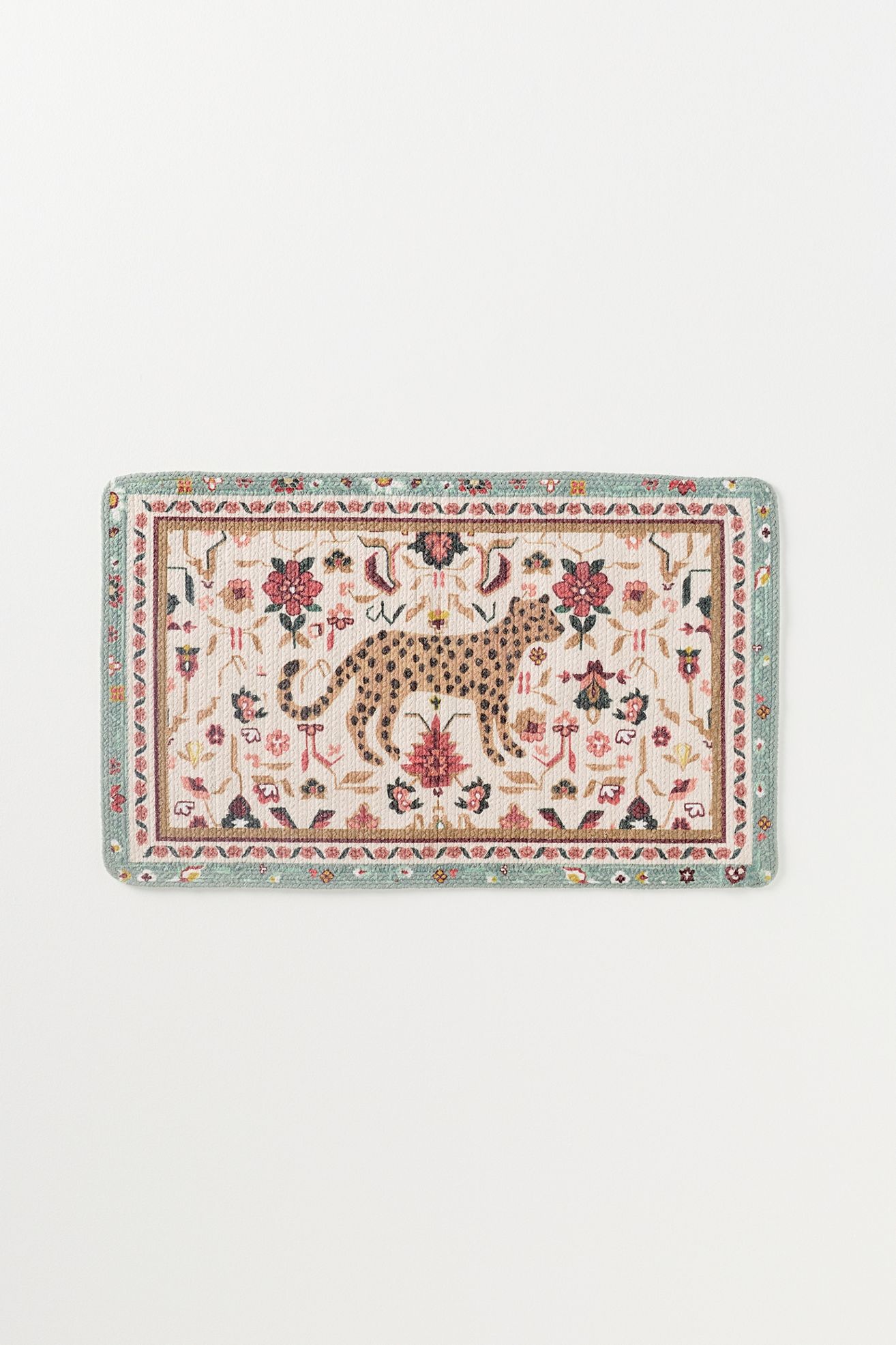 Parcie Printed Cotton Bath Mat