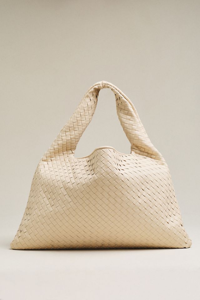 Calla Oversized Woven Shoulder Bag #1