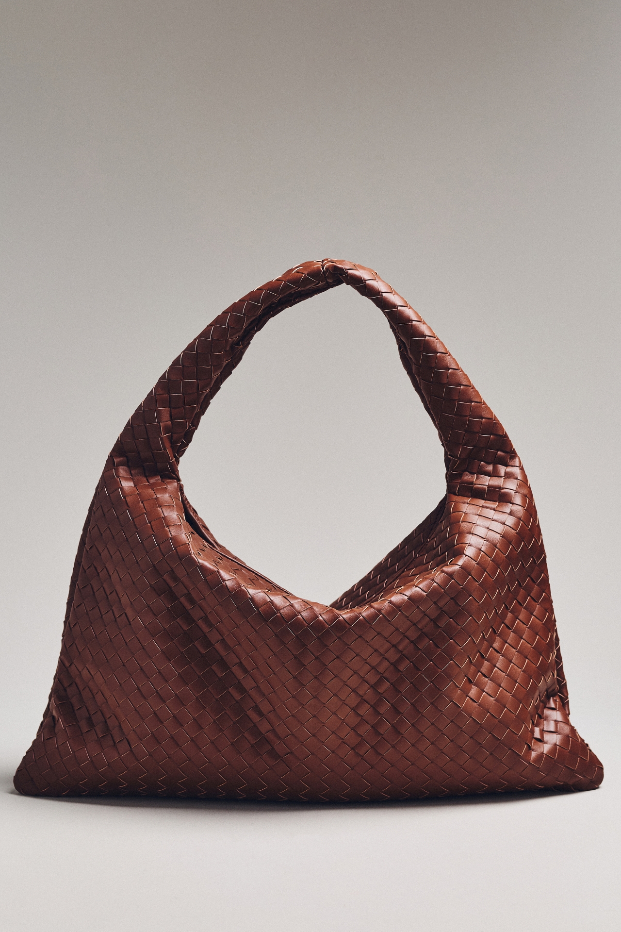Calla Oversized Woven Shoulder Bag