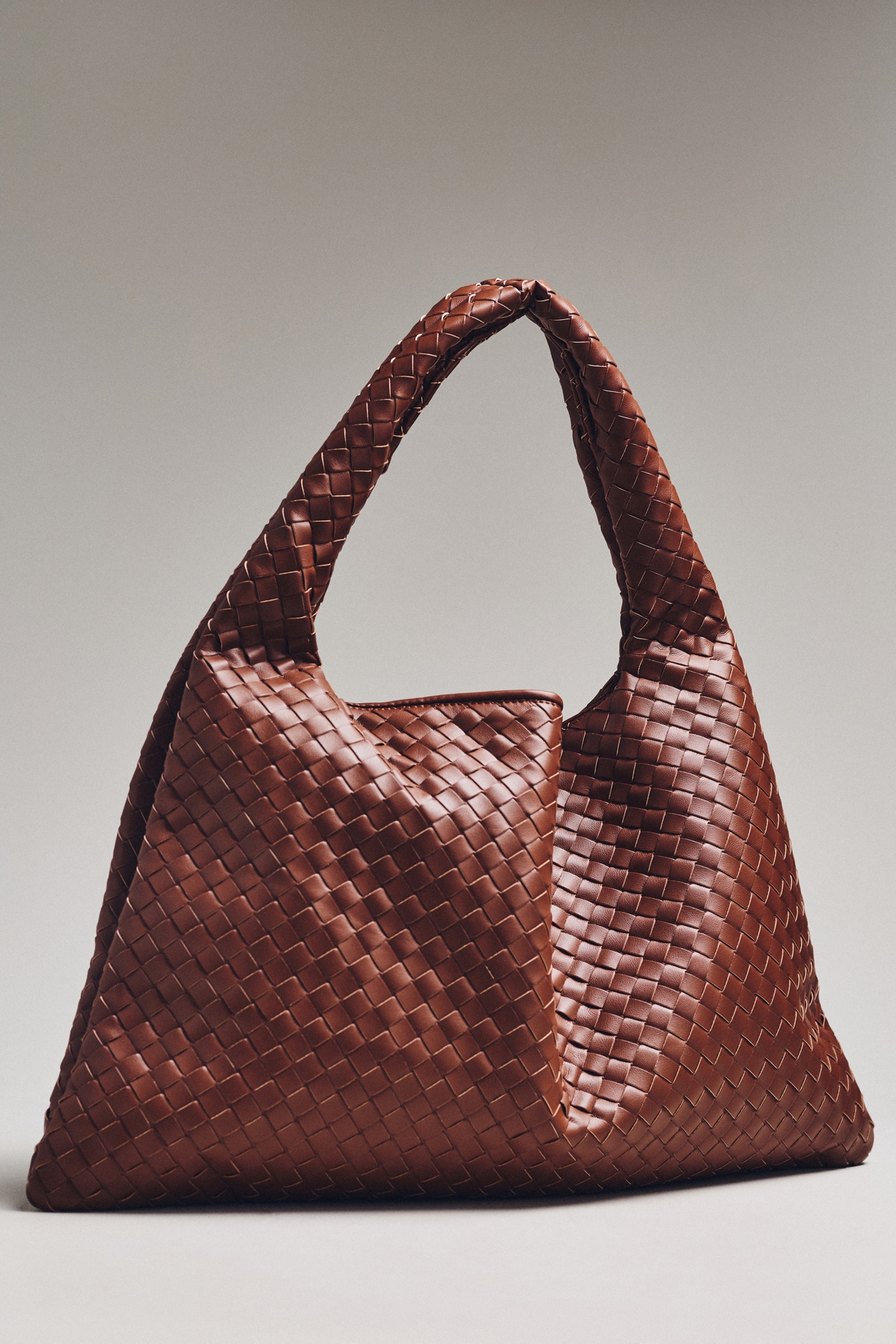 Calla Oversized Woven Shoulder Bag