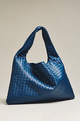 Calla Oversized Woven Shoulder Bag