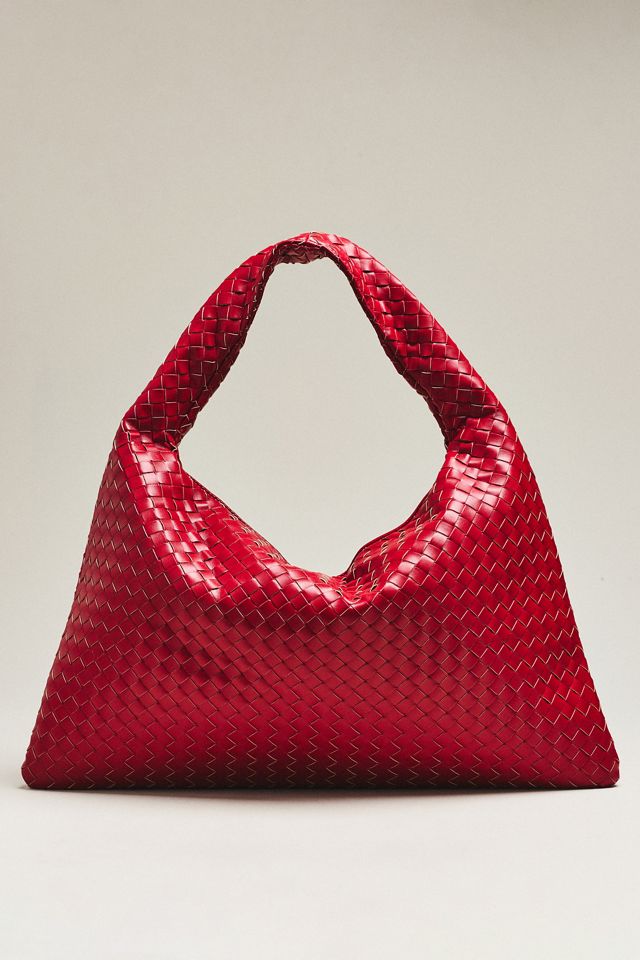 Calla Oversized Woven Shoulder Bag #1