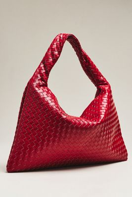 Calla Oversized Woven Shoulder Bag