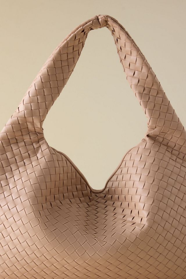 Borsa Shopping Oversize Intrecciata in Finta Pelle #1