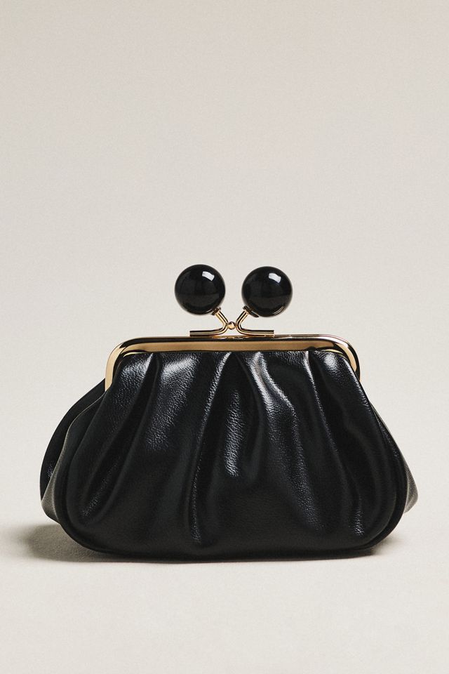 Shiny Textured Kiss-Lock Bauble Coin Purse #1