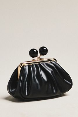 Shiny Textured Kiss-Lock Bauble Coin Purse