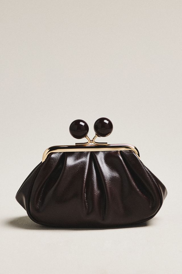 Shiny Textured Kiss-Lock Bauble Coin Purse #1