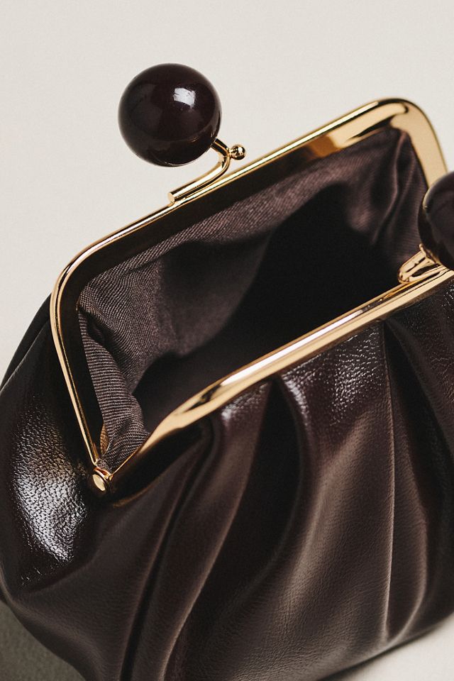 Shiny Textured Kiss-Lock Bauble Coin Purse #2