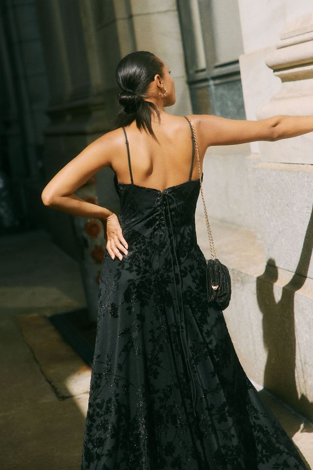Mare Mare Emmy Burnout Velvet Maxi Dress #3