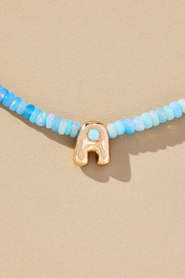 Beaded Monogram Necklace #3