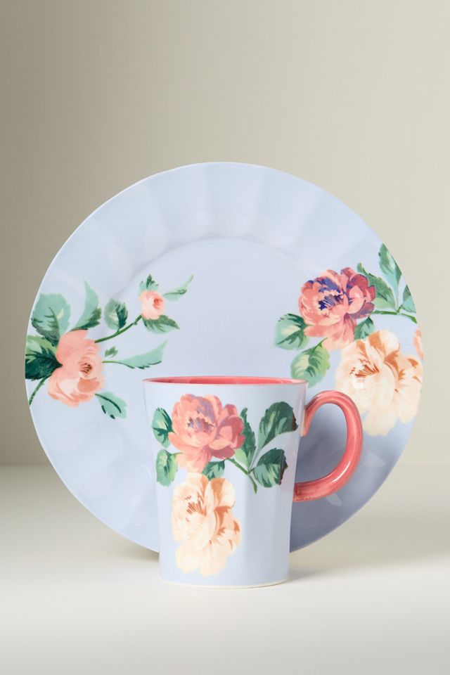 Assiette à dessert en grès Maeve Chintzware #3