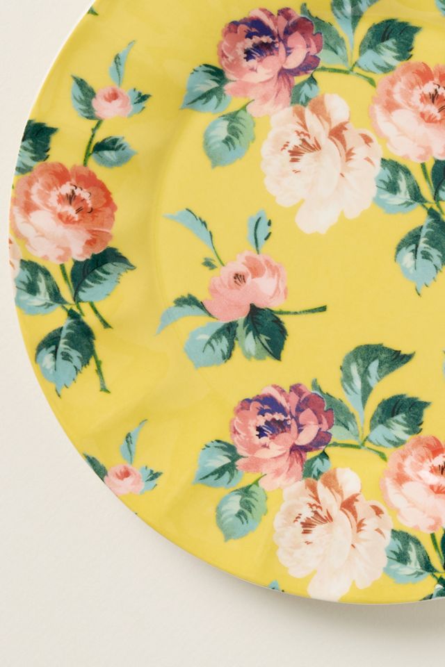 Maeve Steingut-Dessert-Teller mit Chintzware-Muster #4