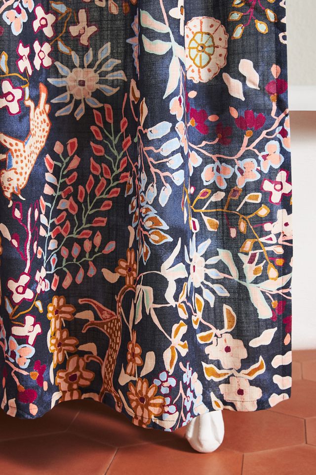 The Printed Cotton Slub Shower Curtain Collection #3
