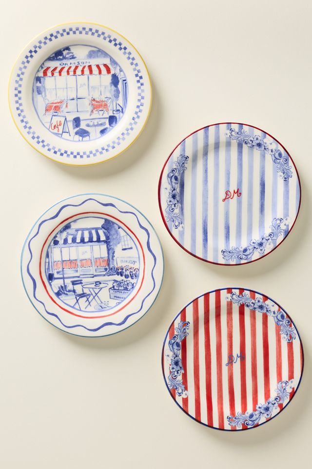 Damson Madder Stoneware Dessert Plates #2
