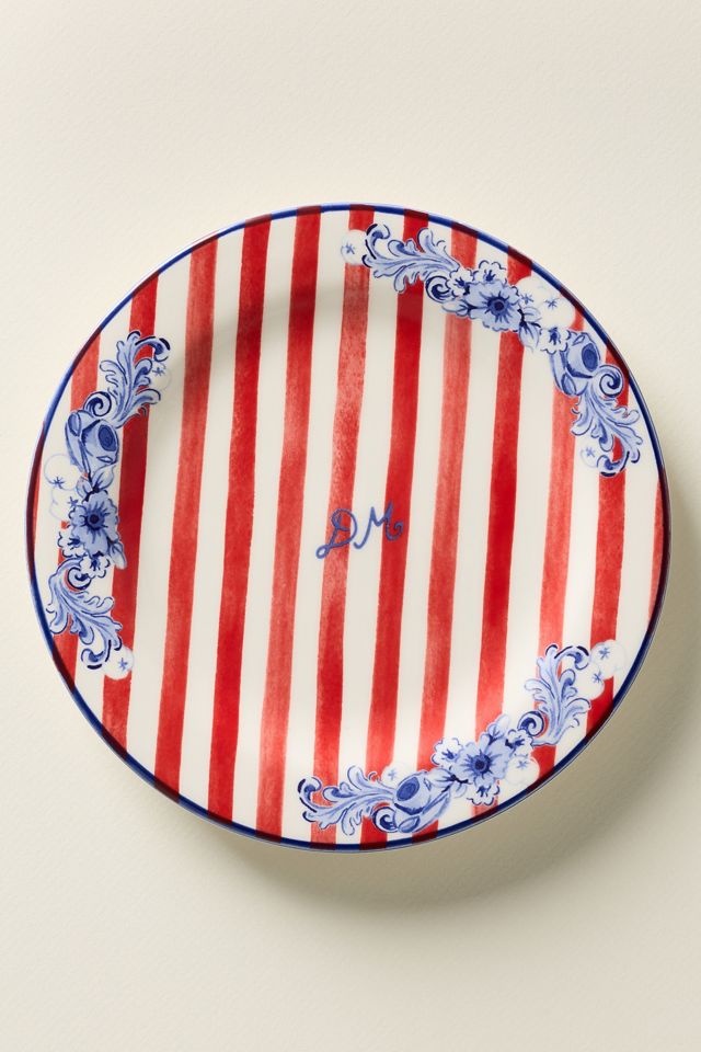 Damson Madder Stoneware Dessert Plates #1