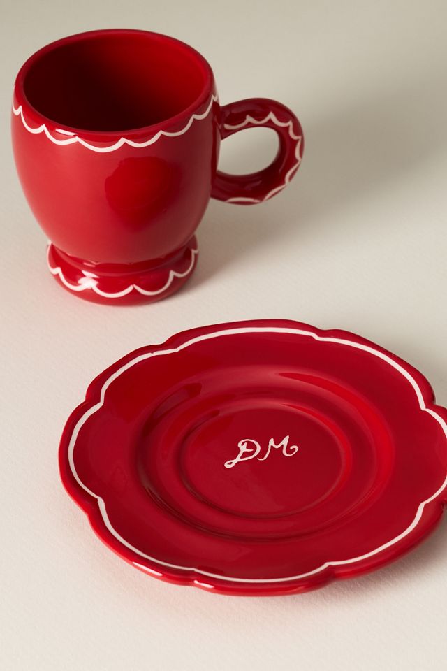 Damson Madder Stoneware Espresso Cup & Saucer | Anthropologie