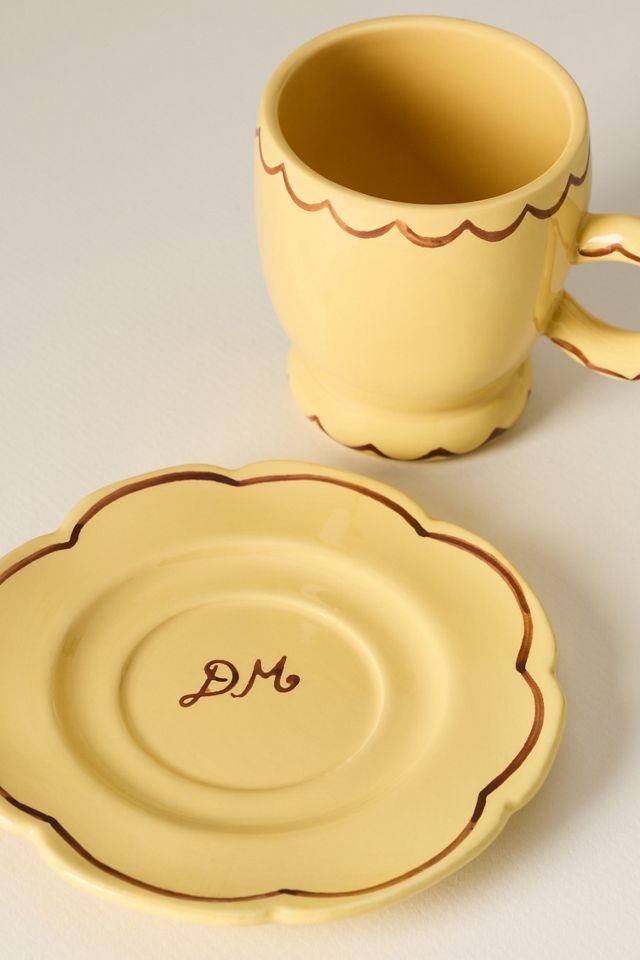 Damson Madder Stoneware Espresso Cup & Saucer | AnthroHome