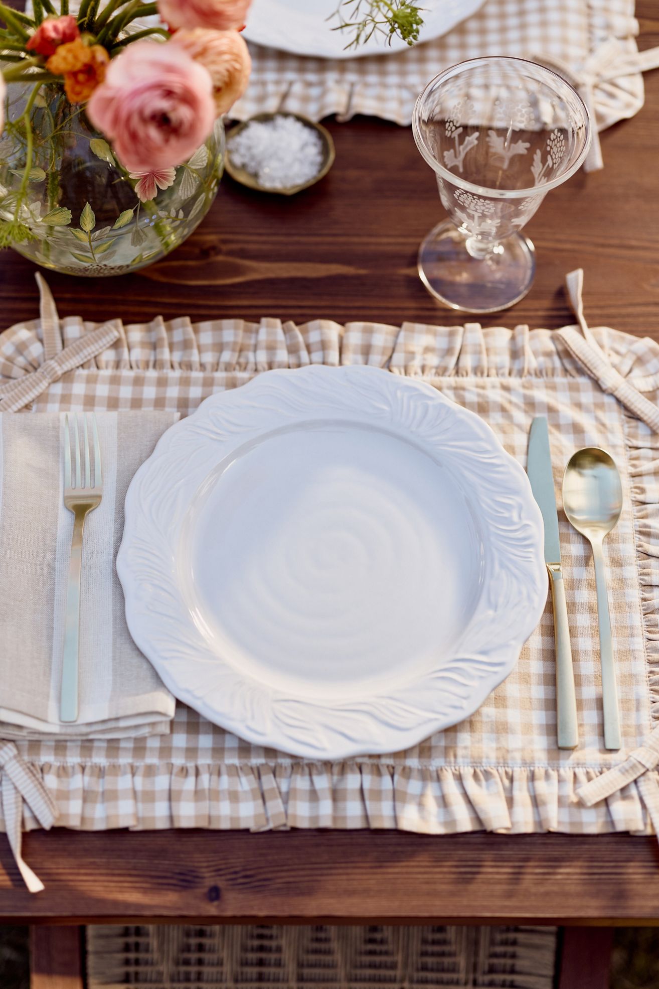 Hera Portuguese Dinner Plates, Set of 4 - White, Set Of 4